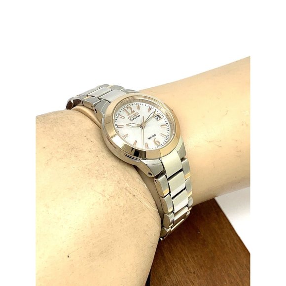 Citizen Women\'s Watch EM1676-52D Eco Drive Mother of Pearl Dial Two Tone Steel main image 14